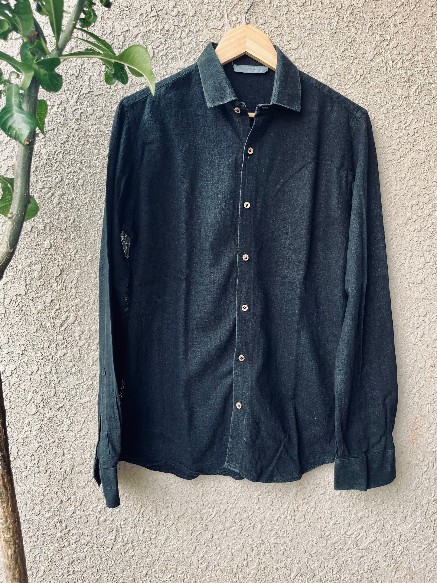 Midnight Loom Kala Cotton Men’s Shirt | Aadya Moda