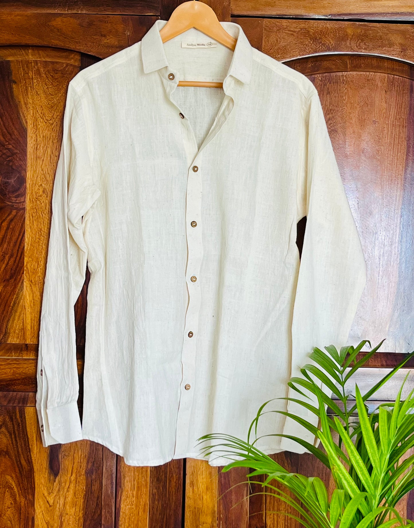 Pure Roots Full Sleeve Kala Cotton Men’s Shirt | Aadya Moda