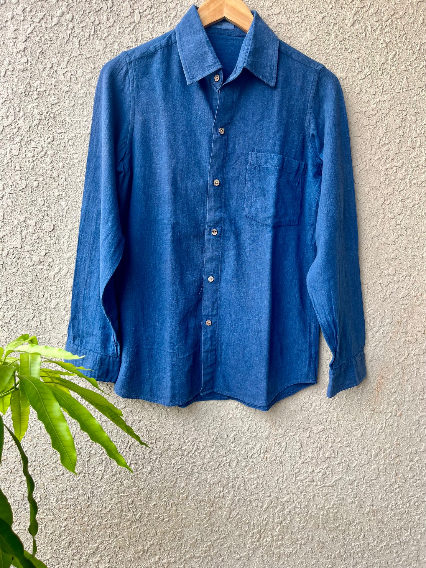 Indigo Essence Kala Cotton Men’s Shirt