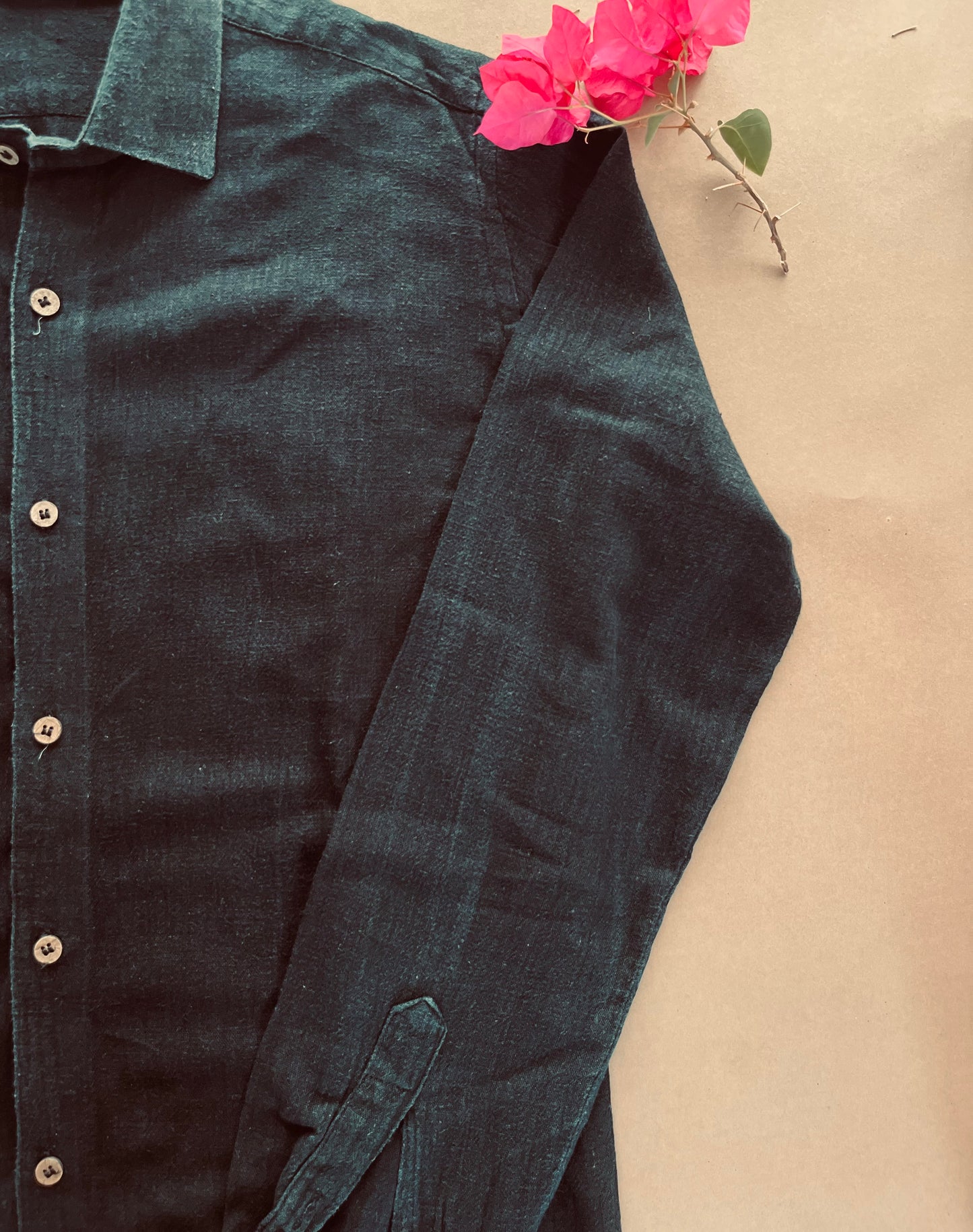 Midnight Loom Kala Cotton Men’s Shirt | Aadya Moda