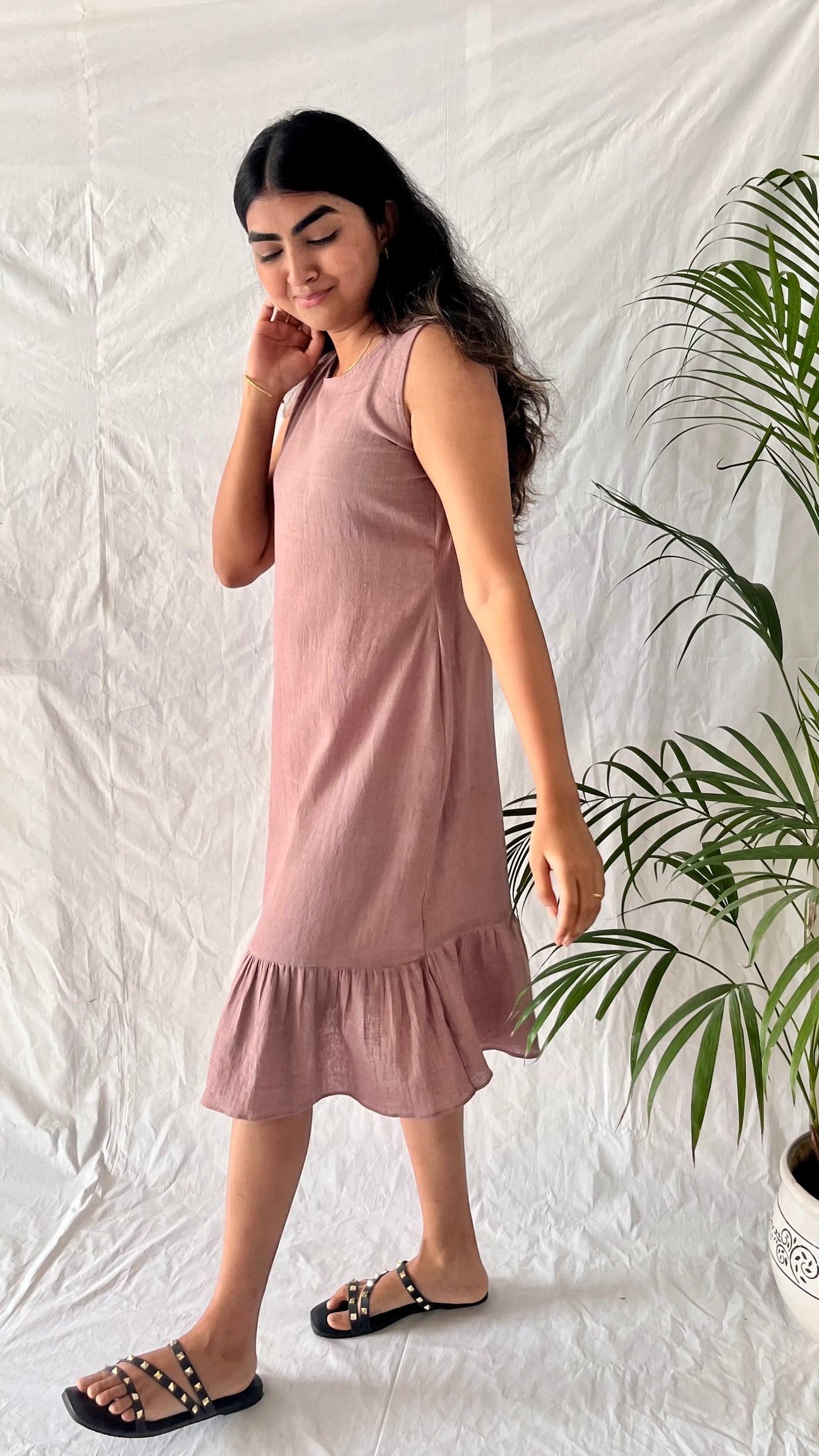 Rose Frill Dress