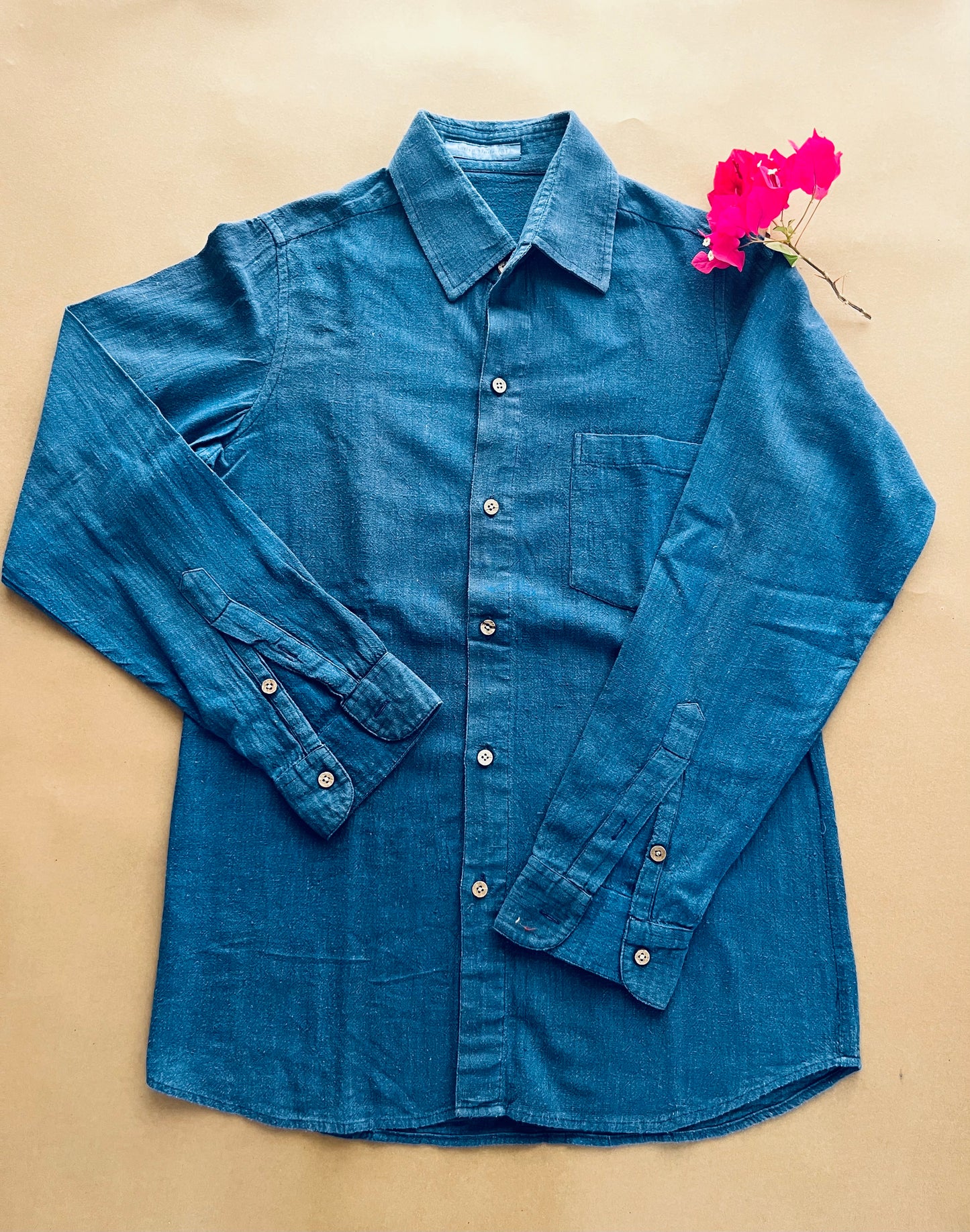 Indigo Essence Kala Cotton Men’s Shirt