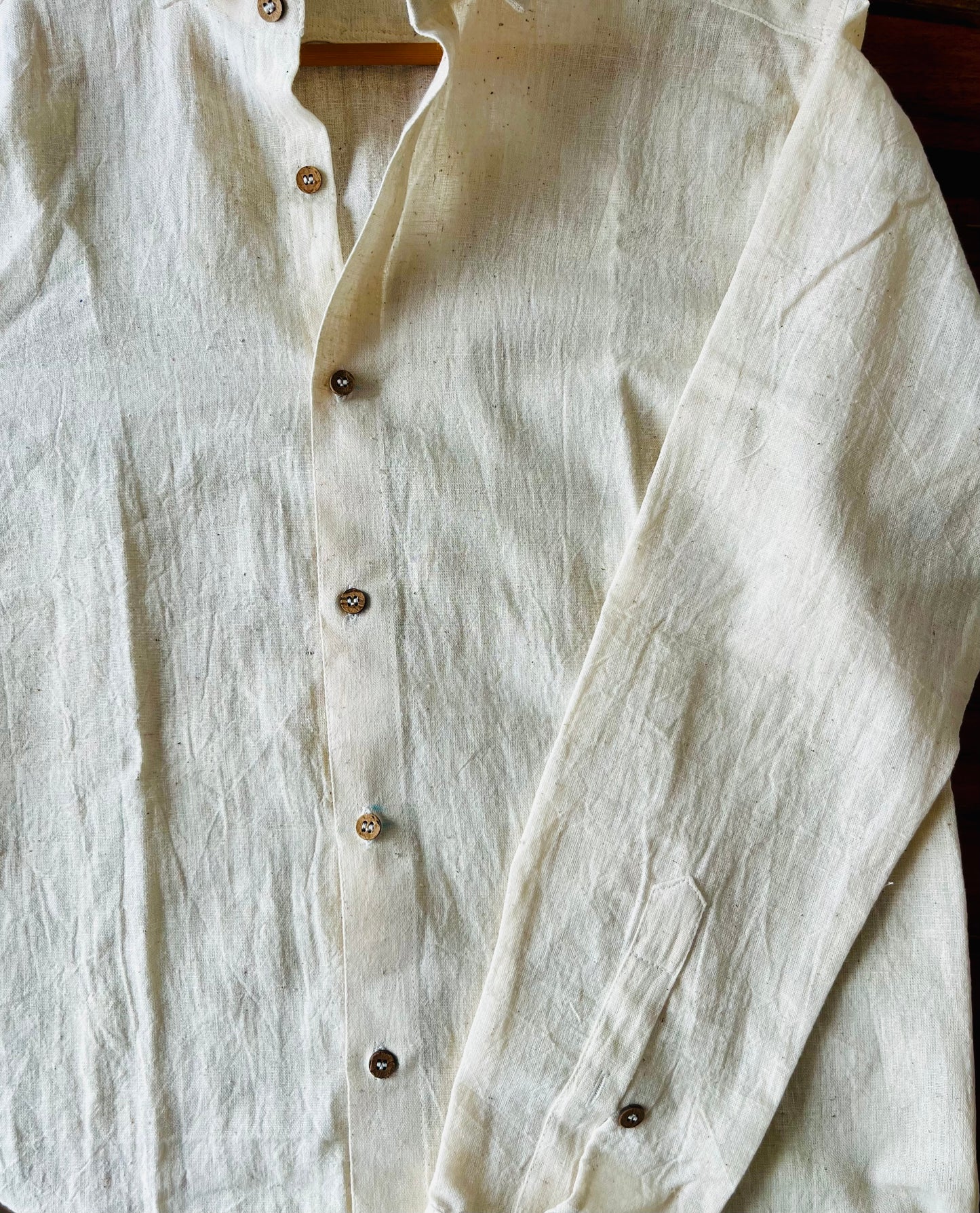Pure Roots Full Sleeve Kala Cotton Men’s Shirt | Aadya Moda