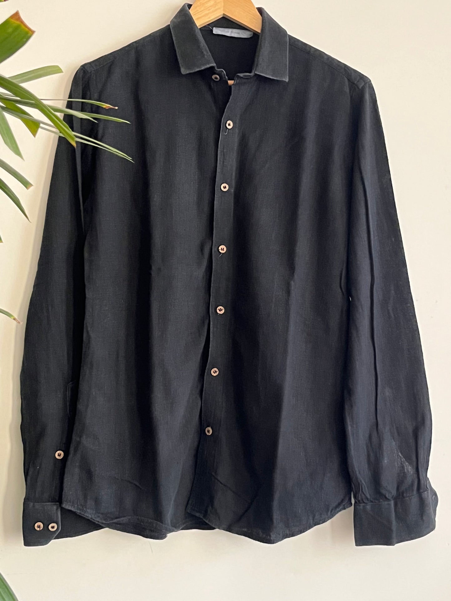 Midnight Loom Kala Cotton Men’s Shirt | Aadya Moda