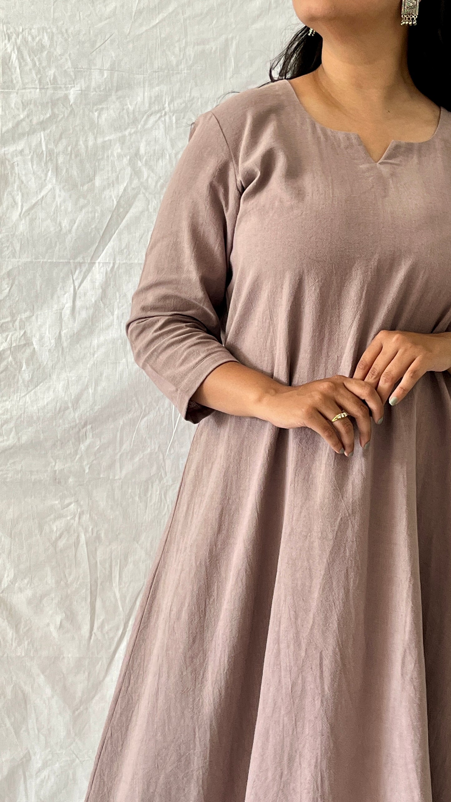 Lavender Grace Kurta Pant Set