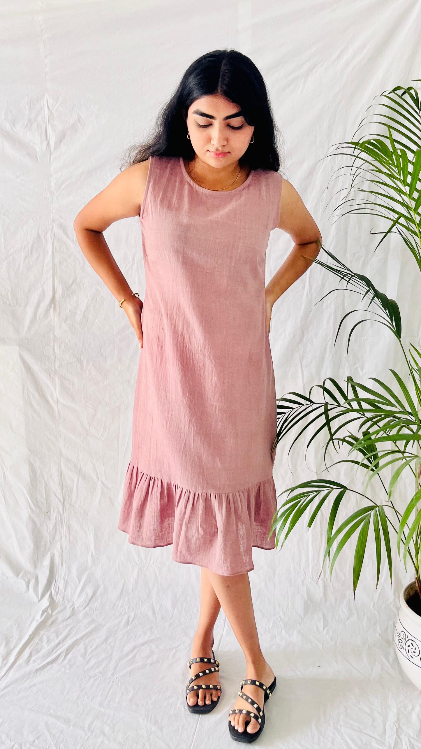 Rose Frill Dress
