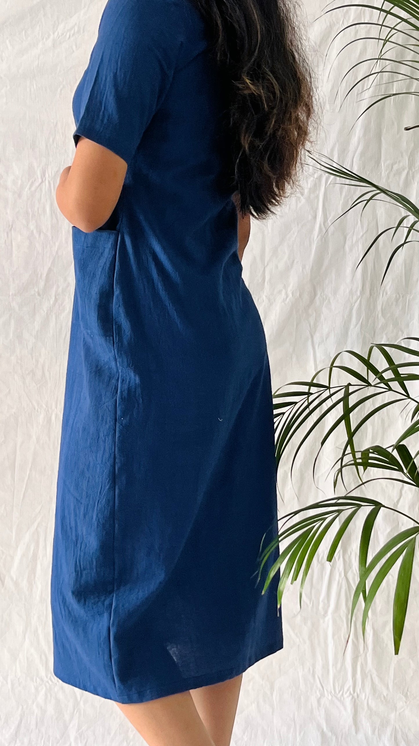 Cobalt Wave Pocket Dress