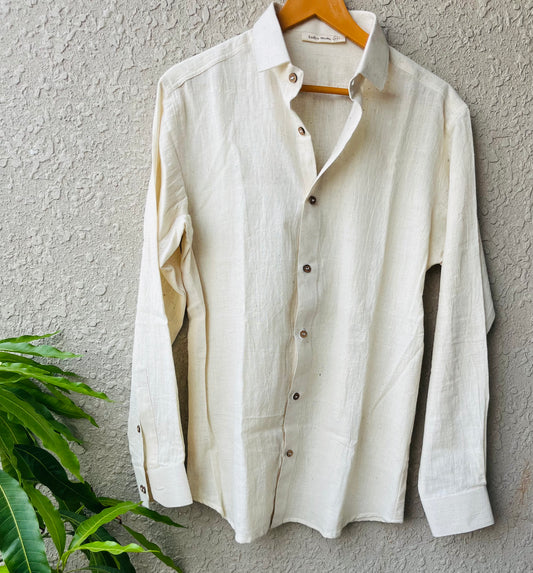 Pure Roots Full Sleeve Kala Cotton Men’s Shirt | Aadya Moda