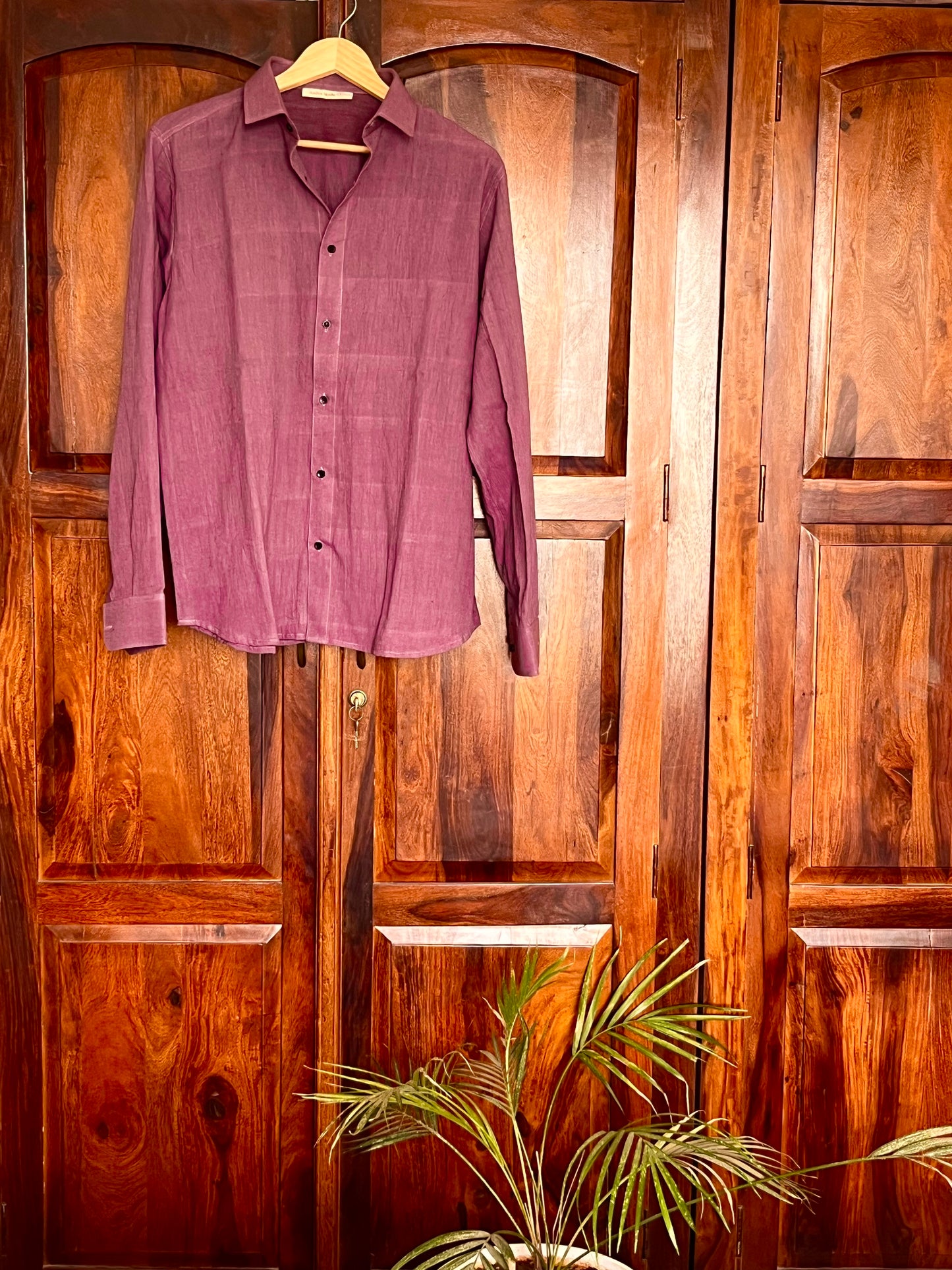 Wine Reverie Kala Cotton Men’s Shirt
