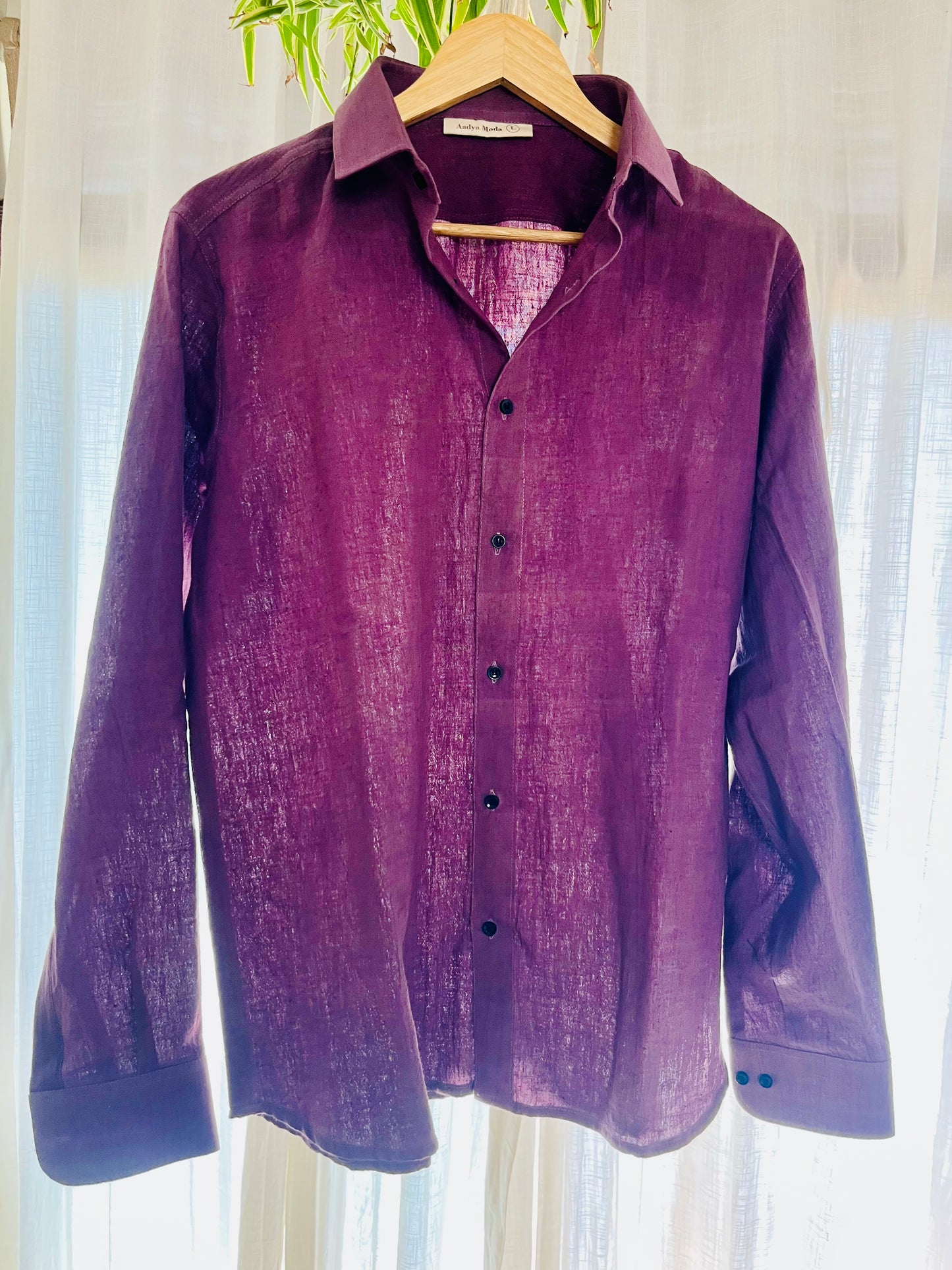 Wine Reverie Kala Cotton Men’s Shirt