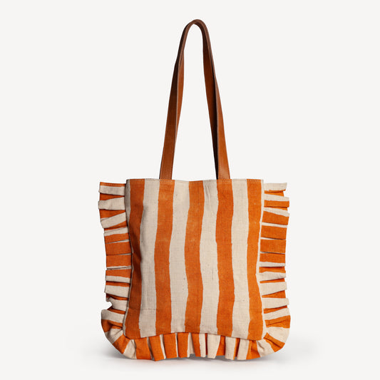 Momo Tote - Golden Stripes